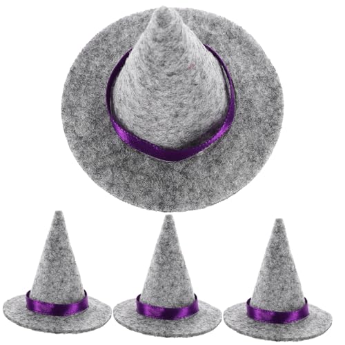 ZUNOXAZ 4 Stück Mini Hexenhüte für Halloween Dekoration Kleine Filz Hexenhüte als Weinflaschen Deko und DIY Bastelaccessoire Party Tischdeko für Halloween und Festtage ZUNOXAZ 4 Stück Mini Hexenhüte für Halloween Dekoration Kleine Filz Hexenhüte als Weinflaschen Deko und DIY Bastelaccessoire Party Tischdeko für Halloween und Festtage von ZUNOXAZ