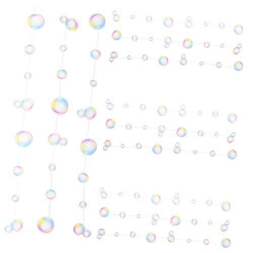 ZUNOXAZ 4 Stück Teilige Transparente Bubble Girlande Meerjungfrau Party Deko Bunte Hängedekoration mit Luftblasen Wiederverwendbar Vielseitig für Kindergeburtstag Unterwasser Themenfeier ZUNOXAZ 4 Stück Teilige Transparente Bubble Girlande Meerjungfrau Party Deko Bunte Hängedekoration mit Luftblasen Wiederverwendbar Vielseitig für Kindergeburtstag Unterwasser Themenfeier von ZUNOXAZ