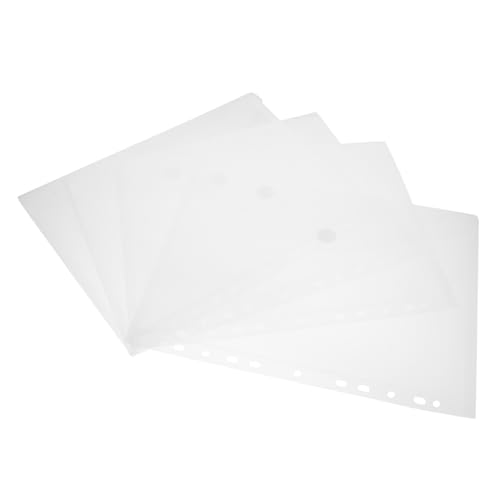 ZUNOXAZ 4 Stück Teiliges Dokumentenfolder mit Transparente Mappe mit Großer Kapazität Leichter Organizer für Büro Schule und Zuhause mit Kartenhalter und Robustem Material von ZUNOXAZ