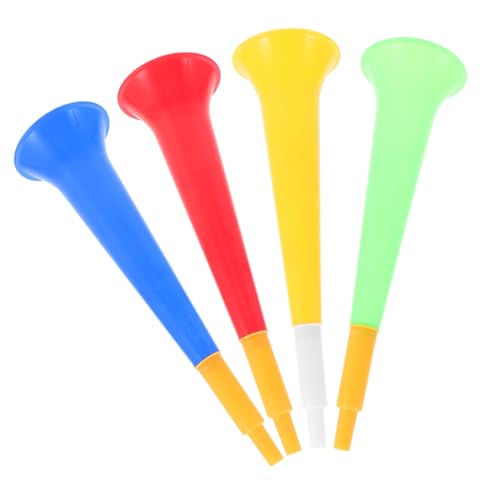 ZUNOXAZ 4 Stück Teiliges Fußball Tröten Bunte Plastik Trompeten zum Anfeuern Lautstarke für Sportfeste Partys und Fanfeiern Sicher und Vielseitig Einsetzbar ZUNOXAZ 4 Stück Teiliges Fußball Tröten Bunte Plastik Trompeten zum Anfeuern Lautstarke für Sportfeste Partys und Fanfeiern Sicher und Vielseitig Einsetzbar von ZUNOXAZ