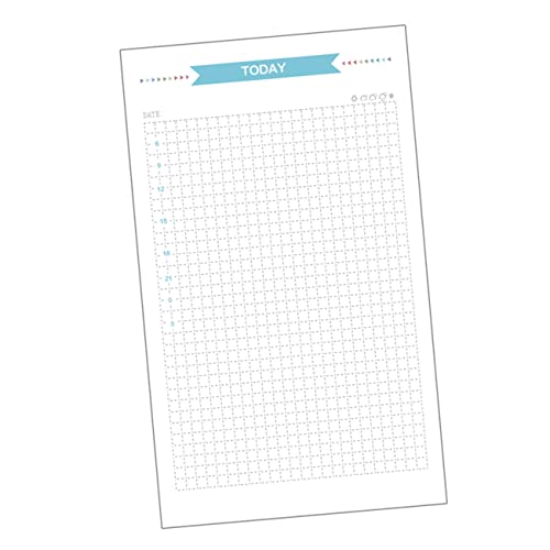 ZUNOXAZ 40 Blatt Nachfüllpapier Kariert Robustes Schreibpapier Passend für Standard Ringbücher für Büro Reise und Tagebuch Glatte Oberfläche für Notizen und Zeichnungen von ZUNOXAZ