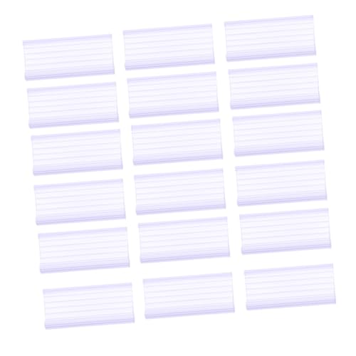 ZUNOXAZ 40 Stück PVC Transparenter Gebogener Preisschildhalter Teilig Langlebiger Kunststoff Preisschilderhalter für Drahtregale Einfache Installation Geeignet für Einzelhandel und ZUNOXAZ 40 Stück PVC Transparenter Gebogener Preisschildhalter Teilig Langlebiger Kunststoff Preisschilderhalter für Drahtregale Einfache Installation Geeignet für Einzelhandel und von ZUNOXAZ