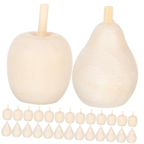 ZUNOXAZ 40 Stück Teiliges Unbehandelte Holzfrüchte zum Bemalen Leichte Holzfiguren DIY Bastelset für Natürliche Holzdekoration Kreativität und Feinmotorik ZUNOXAZ 40 Stück Teiliges Unbehandelte Holzfrüchte zum Bemalen Leichte Holzfiguren DIY Bastelset für Natürliche Holzdekoration Kreativität und Feinmotorik von ZUNOXAZ