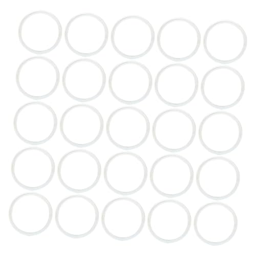 ZUNOXAZ 40 Stück Transparente Disc Ringe für Notizbücher Lose Blattscheiben für Binder Praktische Bindescheiben für Planer und Buchbindungsprojekte aus Vielseitig Einsetzbar von ZUNOXAZ