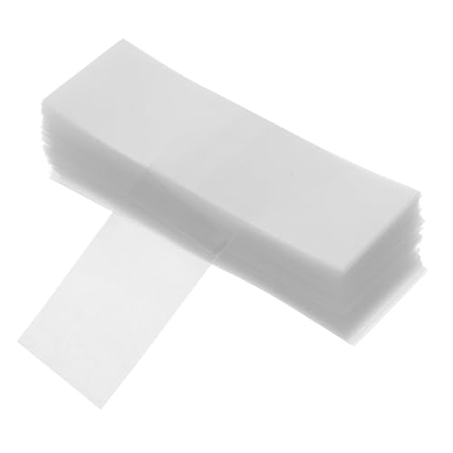 ZUNOXAZ 400 Blatt Heat Shrink Film Transparent Schrumpffolie Verpackungsfolie für Honig und Marmeladengläser Weinflaschen Auslaufsicher Schutzverpackung Einfaches Handling Zeitersparnis von ZUNOXAZ