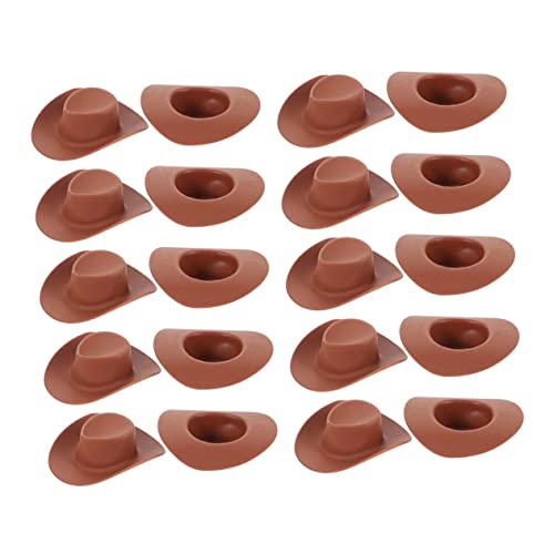 ZUNOXAZ 40Stücke Mini Cowboyhut Kleine Puppenhüte für DIY Projekte Dekoration für Puppen und Gartenfiguren Leicht und Stabil für Kreative Bastelarbeiten ZUNOXAZ 40Stücke Mini Cowboyhut Kleine Puppenhüte für DIY Projekte Dekoration für Puppen und Gartenfiguren Leicht und Stabil für Kreative Bastelarbeiten von ZUNOXAZ