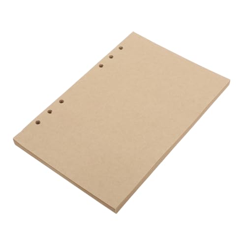 ZUNOXAZ 45 Blatt Nachfüllpapier für Ringbuch Blanko Notizpapier Einsetzbar für Planer und Journale Hochwertiges Kraftpapier für Büro ZUNOXAZ 45 Blatt Nachfüllpapier für Ringbuch Blanko Notizpapier Einsetzbar für Planer und Journale Hochwertiges Kraftpapier für Büro von ZUNOXAZ