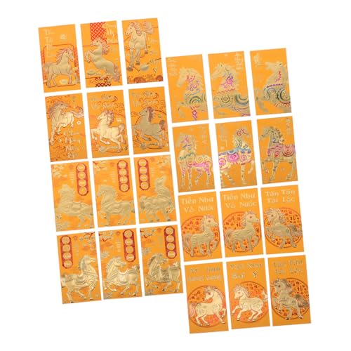 ZUNOXAZ 48 Stück Teiliges Vietnamese Neujahrs Luckyscheine mit Pferde Lunar Year Rote Umschläge für Frühlingsfest Hochzeit und Festliche Anlässe Traditionelle Glücksgeldumschläge ZUNOXAZ 48 Stück Teiliges Vietnamese Neujahrs Luckyscheine mit Pferde Lunar Year Rote Umschläge für Frühlingsfest Hochzeit und Festliche Anlässe Traditionelle Glücksgeldumschläge von ZUNOXAZ