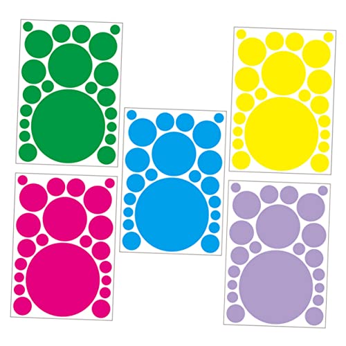 ZUNOXAZ 5 Blätter Glitzernde Abnehmbare Wandsticker Runde Punkte Blau Gelb Hellviolett Selbstklebend Kinderfreundliche Wanddekoration für Wohnzimmer und Spielzimmer ZUNOXAZ 5 Blätter Glitzernde Abnehmbare Wandsticker Runde Punkte Blau Gelb Hellviolett Selbstklebend Kinderfreundliche Wanddekoration für Wohnzimmer und Spielzimmer von ZUNOXAZ