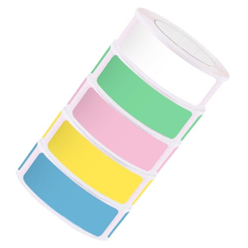 ZUNOXAZ 5 Rollen Bunte Selbstklebende Thermoetiketten Reißfest Kompatibel mit Thermodruckern Vielseitig als Namens und Preisschilder für Büro Einzelhandel und Versand ZUNOXAZ 5 Rollen Bunte Selbstklebende Thermoetiketten Reißfest Kompatibel mit Thermodruckern Vielseitig als Namens und Preisschilder für Büro Einzelhandel und Versand von ZUNOXAZ