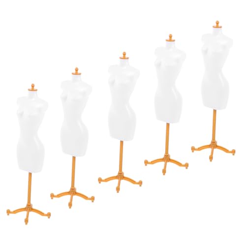 ZUNOXAZ 5 Stück Miniatur puppenständer Stabiler Kunststoff Faltenfreie Puppenkleiderhalterung Kompakte für Puppenhaus Dekoration DIY für Puppenkleidung und Accessoires ZUNOXAZ 5 Stück Miniatur puppenständer Stabiler Kunststoff Faltenfreie Puppenkleiderhalterung Kompakte für Puppenhaus Dekoration DIY für Puppenkleidung und Accessoires von ZUNOXAZ