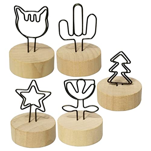 ZUNOXAZ 5 Stück Platzkartenhalter aus Kreative Tischkartenständer für Hochzeiten und Bürodekoration Elegante Foto und Memo Clips für Zuhause ZUNOXAZ 5 Stück Platzkartenhalter aus Kreative Tischkartenständer für Hochzeiten und Bürodekoration Elegante Foto und Memo Clips für Zuhause von ZUNOXAZ