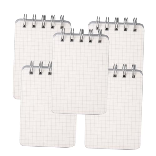 ZUNOXAZ 5 Stück Teiliges Mini Notizbuch mit Spiralbindung Portables Nachfüllbares Memo Pad Leeres Raster Design Vielseitig Nutzbar als Lernkarte oder Notizzettel für Schule und Büro ZUNOXAZ 5 Stück Teiliges Mini Notizbuch mit Spiralbindung Portables Nachfüllbares Memo Pad Leeres Raster Design Vielseitig Nutzbar als Lernkarte oder Notizzettel für Schule und Büro von ZUNOXAZ