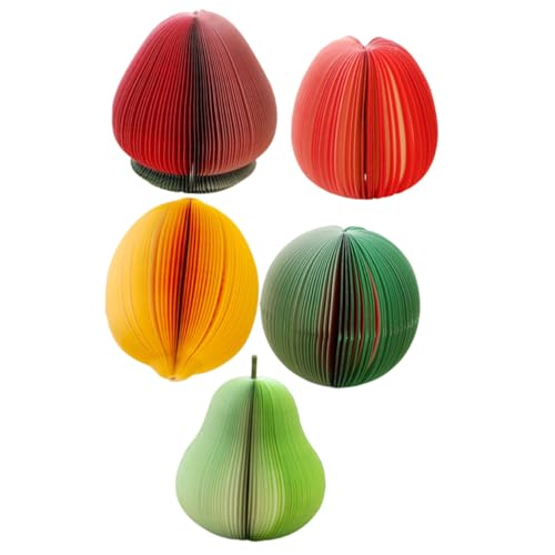 ZUNOXAZ 5 Stück Teiliges Obst Memo Pads mit Herzförmigen Haftnotizen Buntes Früchtemotiv Dekorativ und Tragbar Vielseitig Einsetzbar für Büro Schule und Zuhause für Listen und ZUNOXAZ 5 Stück Teiliges Obst Memo Pads mit Herzförmigen Haftnotizen Buntes Früchtemotiv Dekorativ und Tragbar Vielseitig Einsetzbar für Büro Schule und Zuhause für Listen und von ZUNOXAZ