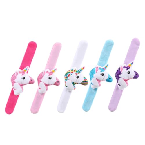 ZUNOXAZ 5 Stück Teiliges Plüsch Schnapparmband mit Tiermotiven Weiche und Bequeme Slap Armbänder für Kindergeburtstag Halloween Weihnachten und Partys Gemischte Farben ZUNOXAZ 5 Stück Teiliges Plüsch Schnapparmband mit Tiermotiven Weiche und Bequeme Slap Armbänder für Kindergeburtstag Halloween Weihnachten und Partys Gemischte Farben von ZUNOXAZ