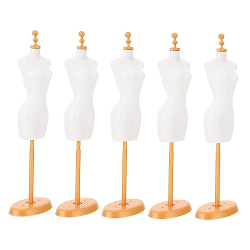 ZUNOXAZ 5 Stück Teiliges Puppenkleider Display Stabiler Puppenständer Weiß und Gold Lebensnahes Mannequin für Puppenhaus Dekoration und Puppenzubehör Langlebig und Formbeständig ZUNOXAZ 5 Stück Teiliges Puppenkleider Display Stabiler Puppenständer Weiß und Gold Lebensnahes Mannequin für Puppenhaus Dekoration und Puppenzubehör Langlebig und Formbeständig von ZUNOXAZ