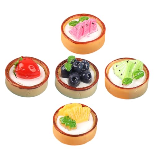 ZUNOXAZ 5 Stück Teiliges Realistische Künstliche Mini Fruchtkuchen aus Resin Detailgetreue Simulation als Fotorequisiten Dekoration für Schaufenster DIY Bastelprojekte Stilvolle ZUNOXAZ 5 Stück Teiliges Realistische Künstliche Mini Fruchtkuchen aus Resin Detailgetreue Simulation als Fotorequisiten Dekoration für Schaufenster DIY Bastelprojekte Stilvolle von ZUNOXAZ
