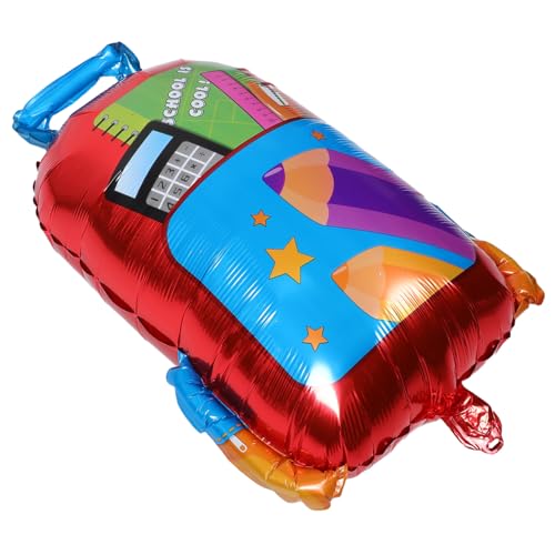 ZUNOXAZ 5 Stück Teiliges Schulanfang Deko Rucksackförmige Aluminiumfolie Ballons Robustes Wiederverwendbares Design Kindergarten Party Motivation für Lernfreude Erste Dekoration ZUNOXAZ 5 Stück Teiliges Schulanfang Deko Rucksackförmige Aluminiumfolie Ballons Robustes Wiederverwendbares Design Kindergarten Party Motivation für Lernfreude Erste Dekoration von ZUNOXAZ