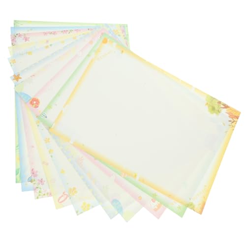 ZUNOXAZ 50 Blatt Dekorpapier mit Blumenmuster Farbiges Druckerpapier für Basteln und Büro Bedruckbares Druckerpapier Dekoratives Faltpapier für Kreative DIY Projekte und Professionellen von ZUNOXAZ