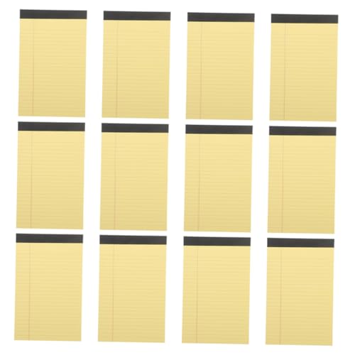 ZUNOXAZ 50 Blatt Gelbe Legal Pads Liniert Notizblöcke Doppelseitig Bedruckt Abreißbare Kompakte Schreibblöcke Für Studium Büro Und Rechtliche Notizen Tragbare Schreibpads ZUNOXAZ 50 Blatt Gelbe Legal Pads Liniert Notizblöcke Doppelseitig Bedruckt Abreißbare Kompakte Schreibblöcke Für Studium Büro Und Rechtliche Notizen Tragbare Schreibpads von ZUNOXAZ