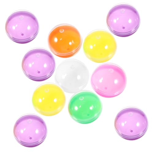 ZUNOXAZ 50 Stück Bunte Wiederverwendbare Kunststoffkapseln Runde Leere Befüllbare Kugeln Multifunktionale Spielzeugkapseln für Partydeko Geschenkverpackung und Süßigkeitenaufbewahrung ZUNOXAZ 50 Stück Bunte Wiederverwendbare Kunststoffkapseln Runde Leere Befüllbare Kugeln Multifunktionale Spielzeugkapseln für Partydeko Geschenkverpackung und Süßigkeitenaufbewahrung von ZUNOXAZ
