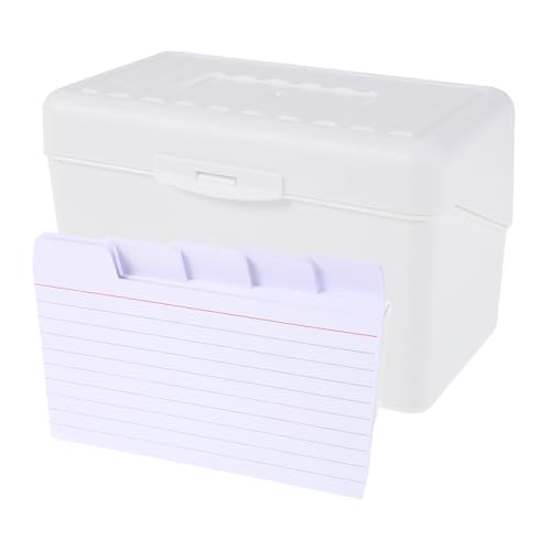 ZUNOXAZ 50 Stück Notizkarten mit Aufbewahrungsbox Tragbare Karteikarten für Lernen Notizen und Vokabeltraining ZUNOXAZ 50 Stück Notizkarten mit Aufbewahrungsbox Tragbare Karteikarten für Lernen Notizen und Vokabeltraining von ZUNOXAZ