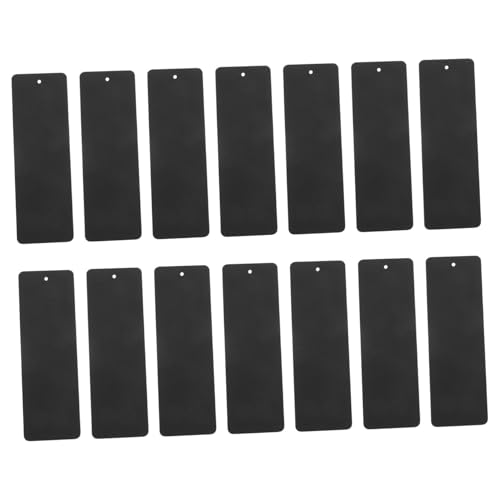ZUNOXAZ 50 Stück Schwarze Lesezeichen aus Karton Blanko für DIY Projekte Schule Lehrer Robuste Papiermarkierungen mit Löchern ZUNOXAZ 50 Stück Schwarze Lesezeichen aus Karton Blanko für DIY Projekte Schule Lehrer Robuste Papiermarkierungen mit Löchern von ZUNOXAZ