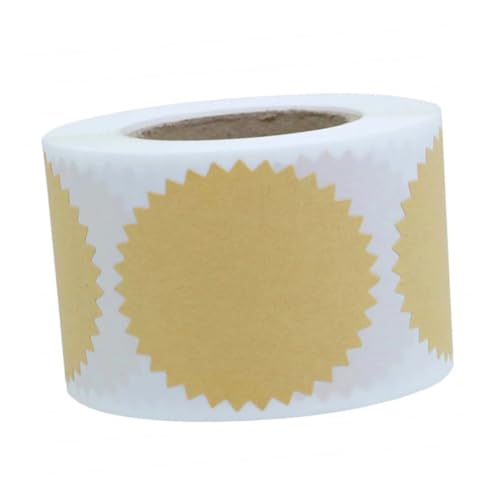 ZUNOXAZ 500 Stück Kraftpapier Blanko Etiketten Aufkleber Selbstklebende Geschenkversiegelung Vielseitige Partydekoration Geeignet für Geschenktüten Notizbücher Partys und Bastelprojekte ZUNOXAZ 500 Stück Kraftpapier Blanko Etiketten Aufkleber Selbstklebende Geschenkversiegelung Vielseitige Partydekoration Geeignet für Geschenktüten Notizbücher Partys und Bastelprojekte von ZUNOXAZ