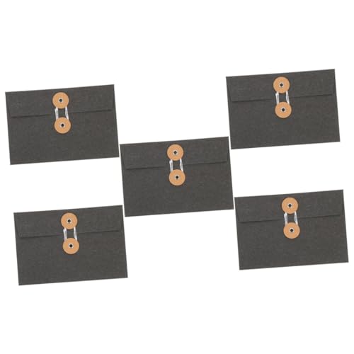 ZUNOXAZ 5Stücke Vintage Praktische Postkarten Aufbewahrung Kraftpapier mit Schnallenverschluss für Büro und Reisen Robuste und Stilvolle ZUNOXAZ 5Stücke Vintage Praktische Postkarten Aufbewahrung Kraftpapier mit Schnallenverschluss für Büro und Reisen Robuste und Stilvolle von ZUNOXAZ
