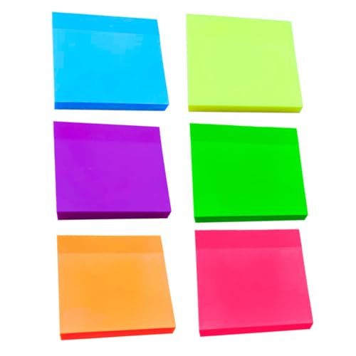 ZUNOXAZ 6 Stück Farbige Transparente Pet Haftnotizen Selbstklebend Multipurpose Memo Pads für Schule Büro Starke Klebkraft Praktische Index Sticker in Rot Orange Gelb Grün ZUNOXAZ 6 Stück Farbige Transparente Pet Haftnotizen Selbstklebend Multipurpose Memo Pads für Schule Büro Starke Klebkraft Praktische Index Sticker in Rot Orange Gelb Grün von ZUNOXAZ