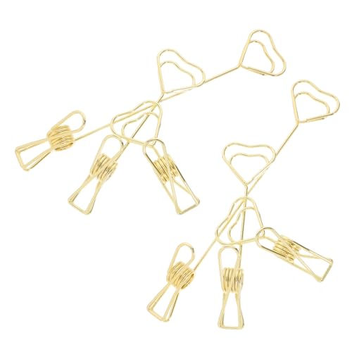 ZUNOXAZ 6 Stück Metall Memohalter Herzform Tischkartenhalter Notizenhalter Platzkartenhalter für Büro Schreibtisch Dekoration Robust und Vielseitig ZUNOXAZ 6 Stück Metall Memohalter Herzform Tischkartenhalter Notizenhalter Platzkartenhalter für Büro Schreibtisch Dekoration Robust und Vielseitig von ZUNOXAZ