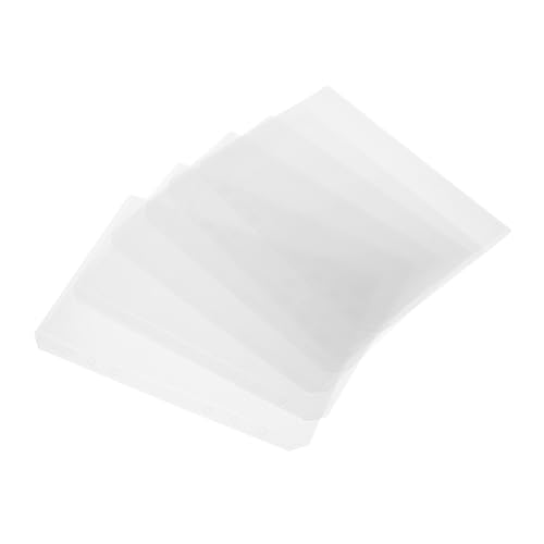 ZUNOXAZ 6 Stück PVC Einstecktaschen Teiliges für Visitenkarten und Belege Aufbewahrungstaschen Lose Reiseordnungstaschen Leicht und Handschonend von ZUNOXAZ