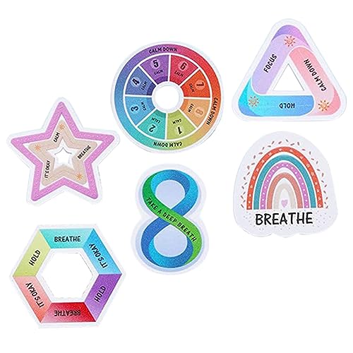 ZUNOXAZ 6 Stück Stress Sticker Bunte Selbstklebende Sensorische Aufkleber für Erwachsene und Vielseitig Einsetzbar für Handy Computer und Notizbücher Hergestellt Peva Film für ZUNOXAZ 6 Stück Stress Sticker Bunte Selbstklebende Sensorische Aufkleber für Erwachsene und Vielseitig Einsetzbar für Handy Computer und Notizbücher Hergestellt Peva Film für von ZUNOXAZ