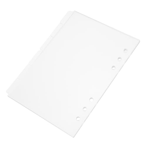 ZUNOXAZ 6 Stück Teiliges Acryl Register Transparente Abnehmbare Register mit Laschen Leicht Langlebig für Schule und Büro Kompatibel mit Ringbüchern Schnelle Dokumentenzugriff Vielseitig ZUNOXAZ 6 Stück Teiliges Acryl Register Transparente Abnehmbare Register mit Laschen Leicht Langlebig für Schule und Büro Kompatibel mit Ringbüchern Schnelle Dokumentenzugriff Vielseitig von ZUNOXAZ