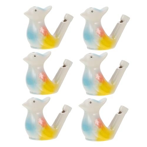 ZUNOXAZ 6 Stück Teiliges Keramik Vogelpfeifen Bunte Wasservogel Spielzeuge für Partygeschenke Pädagogische Trillerpfeifen Fördert Aufmerksamkeit und Kommunikation für Zufällige Farbe ZUNOXAZ 6 Stück Teiliges Keramik Vogelpfeifen Bunte Wasservogel Spielzeuge für Partygeschenke Pädagogische Trillerpfeifen Fördert Aufmerksamkeit und Kommunikation für Zufällige Farbe von ZUNOXAZ