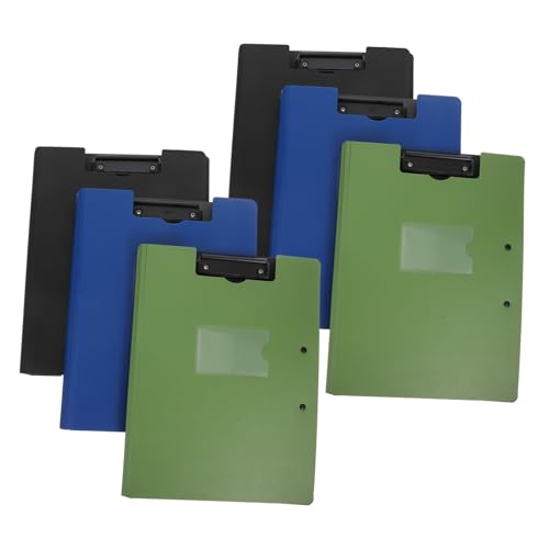 ZUNOXAZ 6 Stück Teiliges Klemmbrett Kunststoff Wasserfest mit Doppelclip Leichter Ordner für Büro Schule und Zuhause Vielseitiger Dokumentenhalter Robust und Tragbar Minimalistisches ZUNOXAZ 6 Stück Teiliges Klemmbrett Kunststoff Wasserfest mit Doppelclip Leichter Ordner für Büro Schule und Zuhause Vielseitiger Dokumentenhalter Robust und Tragbar Minimalistisches von ZUNOXAZ