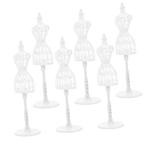 ZUNOXAZ 6 Stück Teiliges Mini Mannequin Hohles Puppenständer Modell Kreativer Puppenhalter für Mini Kleidung DIY Puppenhaus Dekoration Zubehör Weiß ZUNOXAZ 6 Stück Teiliges Mini Mannequin Hohles Puppenständer Modell Kreativer Puppenhalter für Mini Kleidung DIY Puppenhaus Dekoration Zubehör Weiß von ZUNOXAZ