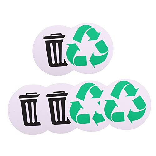 ZUNOXAZ 6 Stück Teiliges Selbstklebende Wasserdichte Mülltonnen aufkleber mit Recycling symbolen Praktische Abfalltrennungsetiketten für Restmüll Bio Wertstofftonnen zur Einfachen ZUNOXAZ 6 Stück Teiliges Selbstklebende Wasserdichte Mülltonnen aufkleber mit Recycling symbolen Praktische Abfalltrennungsetiketten für Restmüll Bio Wertstofftonnen zur Einfachen von ZUNOXAZ