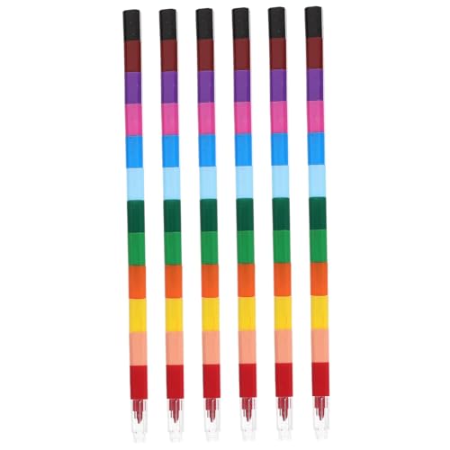 ZUNOXAZ 6 Stück Teiliges Stapelbarer Wachsmalstifte mit Farben Ergonomisch Geformt Rutschfest Sicher für Malzubehör für Jungen und Mädchen Vielseitig für Schule und Zuhause ZUNOXAZ 6 Stück Teiliges Stapelbarer Wachsmalstifte mit Farben Ergonomisch Geformt Rutschfest Sicher für Malzubehör für Jungen und Mädchen Vielseitig für Schule und Zuhause von ZUNOXAZ