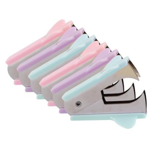 ZUNOXAZ 6 Stück Teiliges Tragbarer Hefterentferner Kraftsparendes Büro heftklammerentfernungswerkzeug in Pastellfarben Praktisch Einfach zu Bedienen für Schule Büro und Haushalt ZUNOXAZ 6 Stück Teiliges Tragbarer Hefterentferner Kraftsparendes Büro heftklammerentfernungswerkzeug in Pastellfarben Praktisch Einfach zu Bedienen für Schule Büro und Haushalt von ZUNOXAZ