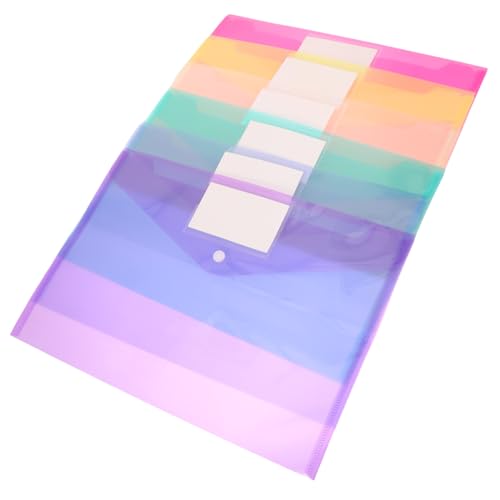 ZUNOXAZ 6 Stück Transparente Dokumententaschen mit Druckknopf Wasserdichte Dicke Kunststoff Ordner für Quittungen Belege Tickets Vielseitige Organisationsmappen für Büro Schule Reisen ZUNOXAZ 6 Stück Transparente Dokumententaschen mit Druckknopf Wasserdichte Dicke Kunststoff Ordner für Quittungen Belege Tickets Vielseitige Organisationsmappen für Büro Schule Reisen von ZUNOXAZ