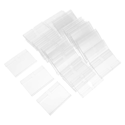 ZUNOXAZ 60 Sätze Teiliges Transparentes PVC Preisschildhalter Robuste Kunststoff Etikettenhalter für Supermarktregale Vielseitig Einsetzbar Schnelle Preisschild Aktualisierung Drahtregal ZUNOXAZ 60 Sätze Teiliges Transparentes PVC Preisschildhalter Robuste Kunststoff Etikettenhalter für Supermarktregale Vielseitig Einsetzbar Schnelle Preisschild Aktualisierung Drahtregal von ZUNOXAZ