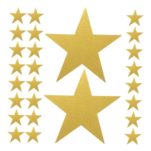 ZUNOXAZ 60 Stück Goldene Sterndekorationen Fünfzackige Sterndekoration Coraline Kuchendekorationen Sterndekorationen Gelber Stern Filmdekorationen Glitzersterne Sternglitzer ZUNOXAZ 60 Stück Goldene Sterndekorationen Fünfzackige Sterndekoration Coraline Kuchendekorationen Sterndekorationen Gelber Stern Filmdekorationen Glitzersterne Sternglitzer von ZUNOXAZ