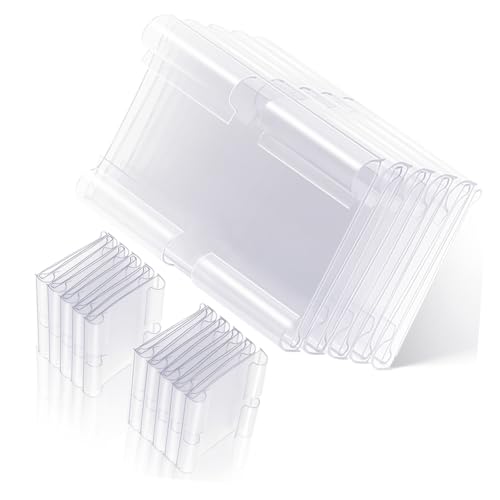 ZUNOXAZ 60 Stück Preisschildhalter aus Transparentem PVC Wiederverwendbare Etikettenhalter für Supermarkt Restaurant und Einzelhandel Klare Preisaufsteller mit Doppelhaken für Regale und ZUNOXAZ 60 Stück Preisschildhalter aus Transparentem PVC Wiederverwendbare Etikettenhalter für Supermarkt Restaurant und Einzelhandel Klare Preisaufsteller mit Doppelhaken für Regale und von ZUNOXAZ