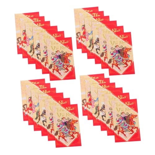 ZUNOXAZ 60 Stück Vietnamesische Rote Umschläge Pferdejahr Hong Bao Geldumschläge für Neujahrsfest Premium Papier Kulturelle Vielseitig Einsetzbar als Geschenkverpackung Traditionell für ZUNOXAZ 60 Stück Vietnamesische Rote Umschläge Pferdejahr Hong Bao Geldumschläge für Neujahrsfest Premium Papier Kulturelle Vielseitig Einsetzbar als Geschenkverpackung Traditionell für von ZUNOXAZ