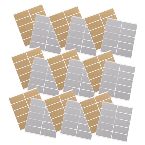 ZUNOXAZ 600 Stück Rubbelaufkleber Rechteckig Selbstklebend Gold Silber Rubbellose DIY Belohnungssticker für Gewinnspiele Überraschungskarten Gender Reveal Party Spiel ZUNOXAZ 600 Stück Rubbelaufkleber Rechteckig Selbstklebend Gold Silber Rubbellose DIY Belohnungssticker für Gewinnspiele Überraschungskarten Gender Reveal Party Spiel von ZUNOXAZ