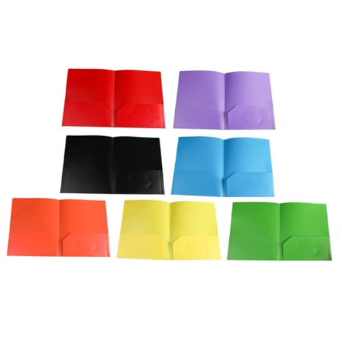 ZUNOXAZ 7 Stück Teiliges PP Dateiordner mit Bunte Dokumenten Organizer für Büro und Zuhause Strapazierfähige Kunststoff Ordner Schwarz Orange Blau Grün Rot und Gelb ZUNOXAZ 7 Stück Teiliges PP Dateiordner mit Bunte Dokumenten Organizer für Büro und Zuhause Strapazierfähige Kunststoff Ordner Schwarz Orange Blau Grün Rot und Gelb von ZUNOXAZ