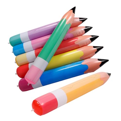 ZUNOXAZ 7 Stück Teiliges PVC Aufblasbares Bleistiftballon Extra Große Bunte Schulanfang Dekoration Leicht Einfach Aufzuhängen für Klassenzimmer und Partygestaltung ZUNOXAZ 7 Stück Teiliges PVC Aufblasbares Bleistiftballon Extra Große Bunte Schulanfang Dekoration Leicht Einfach Aufzuhängen für Klassenzimmer und Partygestaltung von ZUNOXAZ