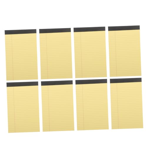 ZUNOXAZ 8 Notizbuch Kleiner Notizblock Pads Notizbücher Täglicher Notizblock Für Den Schreibtisch Notizbilder Planer-notizblock Zum Abreißen Täglicher Planer Papier Yellow ZUNOXAZ 8 Notizbuch Kleiner Notizblock Pads Notizbücher Täglicher Notizblock Für Den Schreibtisch Notizbilder Planer-notizblock Zum Abreißen Täglicher Planer Papier Yellow von ZUNOXAZ