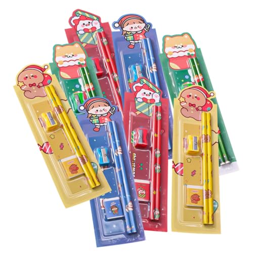 ZUNOXAZ 8 Sätze Teiliges Weihnachts Bleistiftset für Weihnachtliche Zeichnungspinsel Leichte Holzstifte mit Radiergummi Glattes Schreiben Bunte Schul und Alltags Schreibwaren Zufälliger ZUNOXAZ 8 Sätze Teiliges Weihnachts Bleistiftset für Weihnachtliche Zeichnungspinsel Leichte Holzstifte mit Radiergummi Glattes Schreiben Bunte Schul und Alltags Schreibwaren Zufälliger von ZUNOXAZ